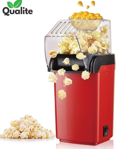 Electric Popcorn Maker – Mini Hot Air Popper, Oil-Free, Portable