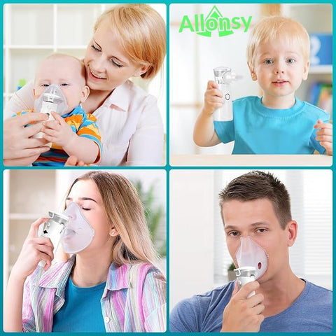 Portable Electric Nebulizer – Handheld Mesh Machine for Kids