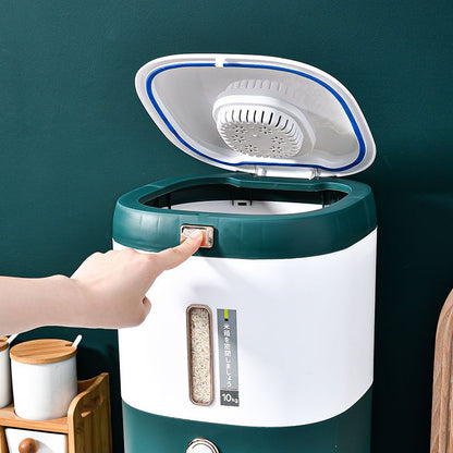 10kg Rice & Grain Dispenser – Press Button with Scale