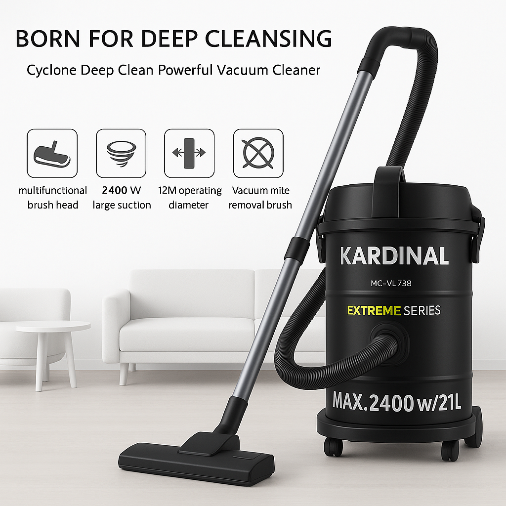 KARDINAL Commercial Vacuum Cleaner | 21-Litre