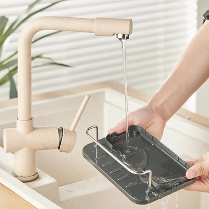 3-in-1 Soap Dispenser and cuttlory holder for Kitchen Sink