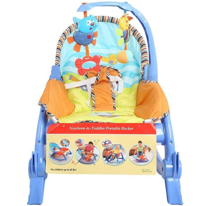 Portable Baby Rocker & Bouncer with Music, Vibration & Toys for Newborns