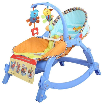 Portable Baby Rocker & Bouncer with Music, Vibration & Toys for Newborns