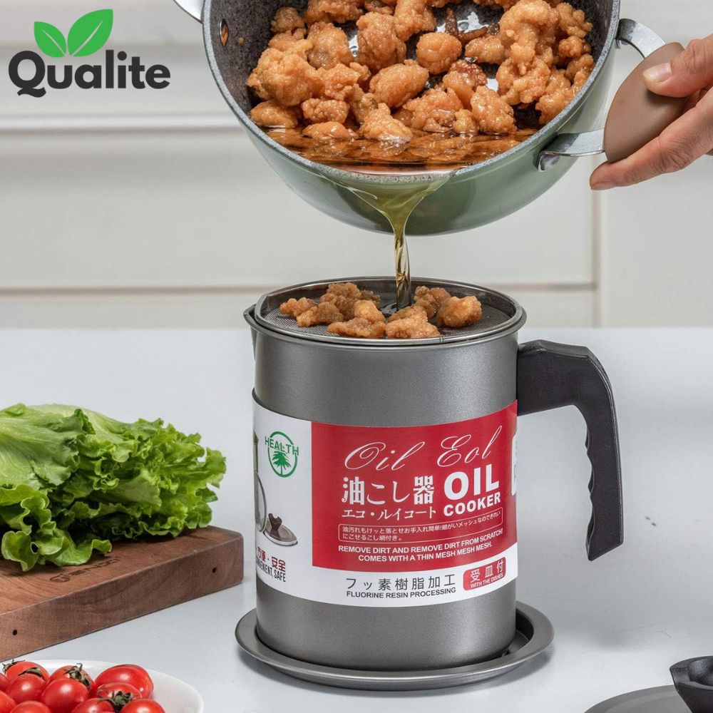 Oil Filter Pot, Stainless Steel