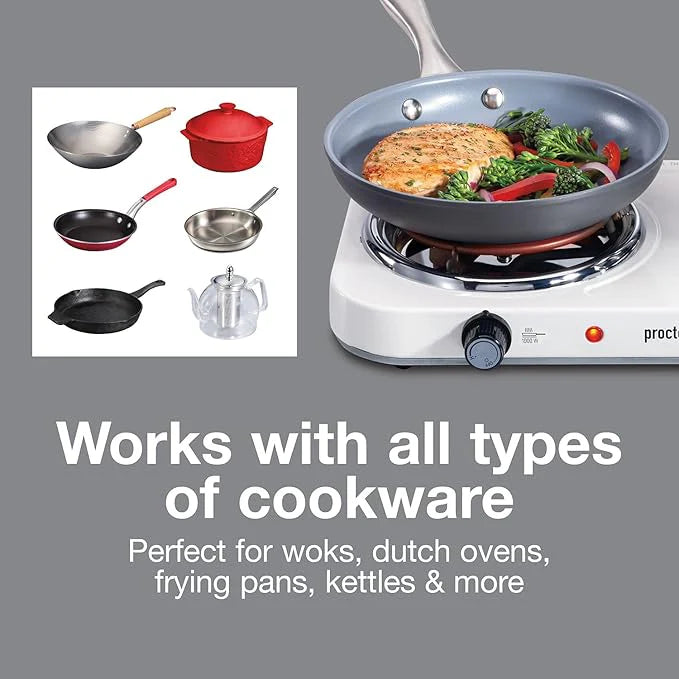 Electric Stove Hot Plate – Single & Double Burner for High-Power Cooking