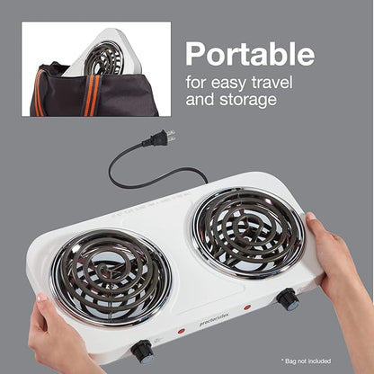 Electric Stove Hot Plate – Single & Double Burner for High-Power Cooking