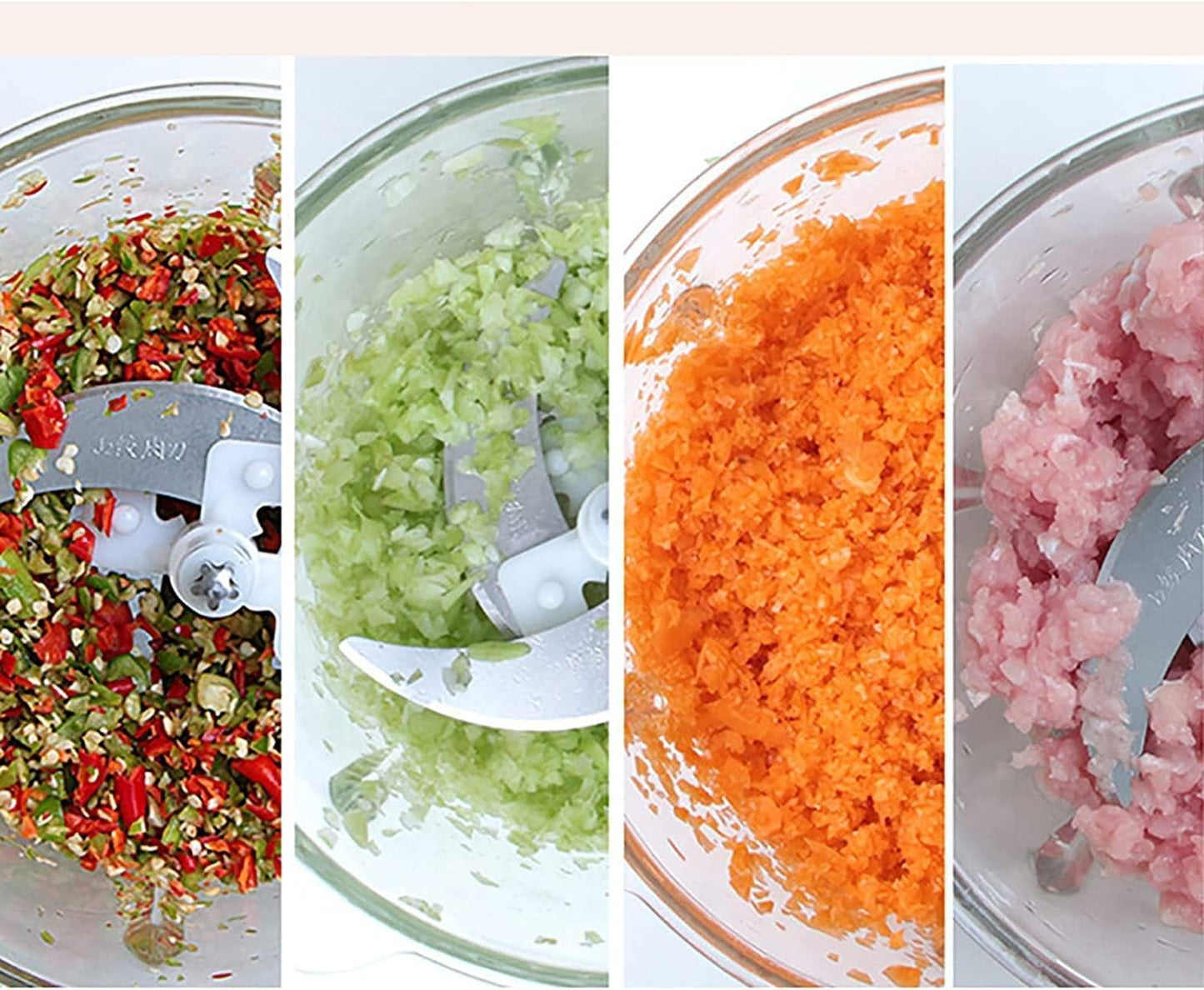 Electric Meat Grinder & Food Chopper – Stainless Steel Blades, 5L/3L