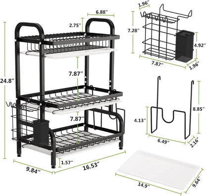 Heavy Duty Kitchen Dish Storage Rack