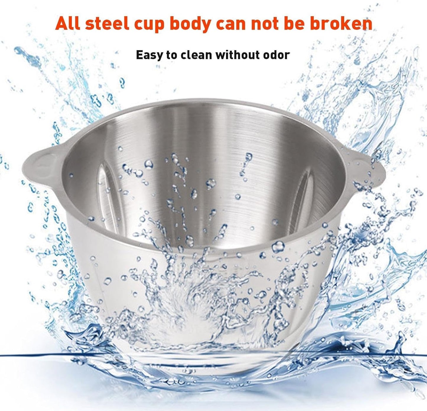 Electric Meat Grinder & Food Chopper – Stainless Steel Blades, 5L/3L