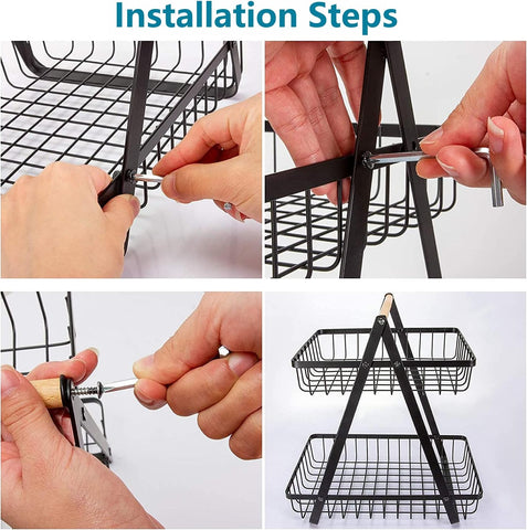 Multi Purpose Storage Basket (Metal)