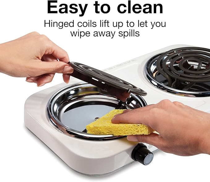 Electric Stove Hot Plate – Single & Double Burner for High-Power Cooking