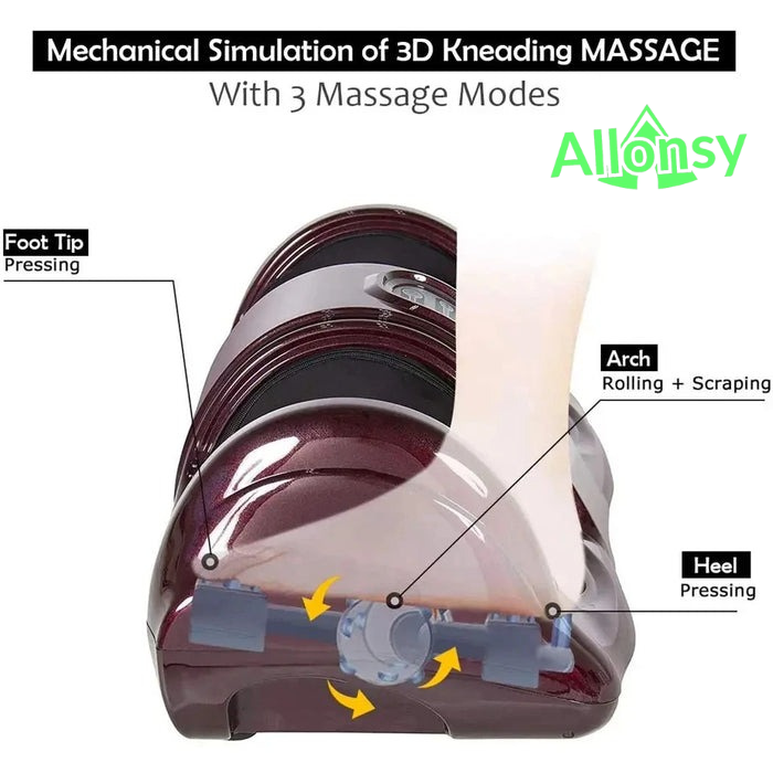 Electric Foot & Calf Massager – Deep Tissue Relief for Tired Muscles at Home