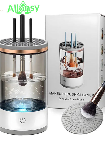 Electric Makeup Brush Cleaner & Dryer – All-in-One Cleaning Tool