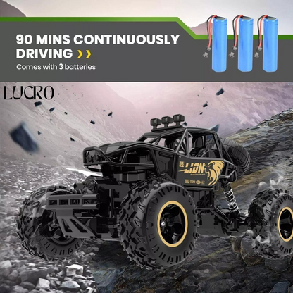 RC Monster Truck -4WD RC Car – Dual Motor, Metal Body Long Battery Life!