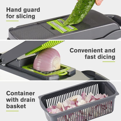 Nicer Dicer – Vegetable Chopper, Slicer, Grater & Egg Separator
