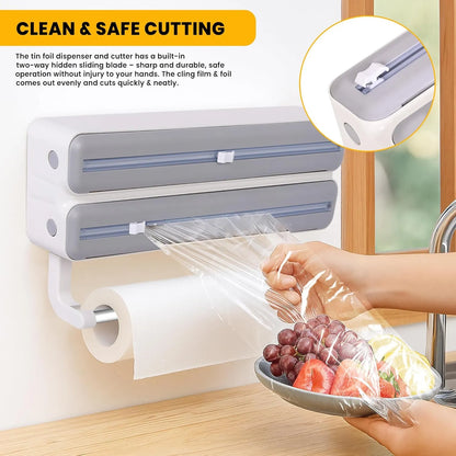 4-in-1 Wall-Mount Sauce Bottle Storage Holder