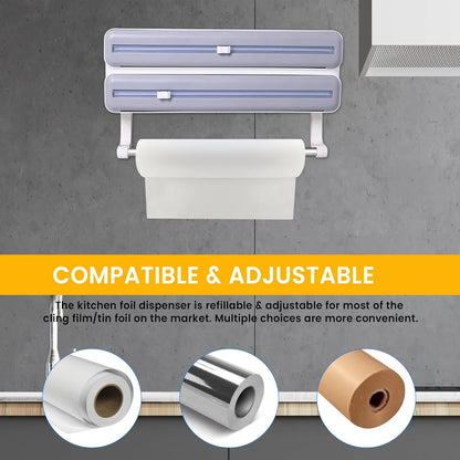 4-in-1 Wall-Mount Sauce Bottle Storage Holder