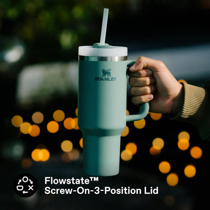 1.1 Liter STANLEY Tumbler – Stainless Steel Travel Mug with Straw