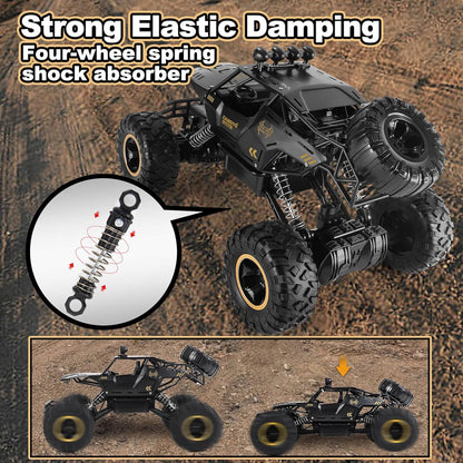 RC Monster Truck -4WD RC Car – Dual Motor, Metal Body Long Battery Life!