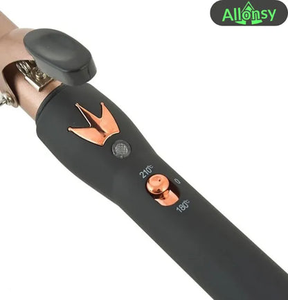 Professional Hair Curler – Ceramic Tourmaline for Natural Curls & Waves