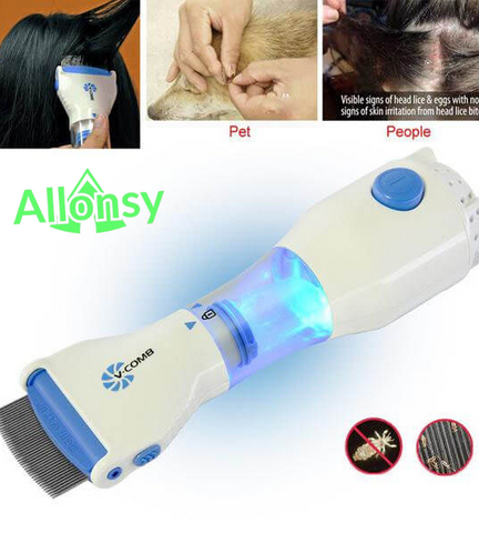 Allonsy V-Comb Electric Lice Removal Machine – 4 Filters
