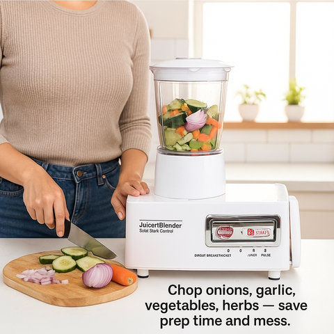 4in1 Electric Juicer Blender Grinder & Chopper