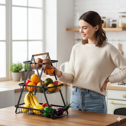 Multi Purpose Storage Basket (Metal)