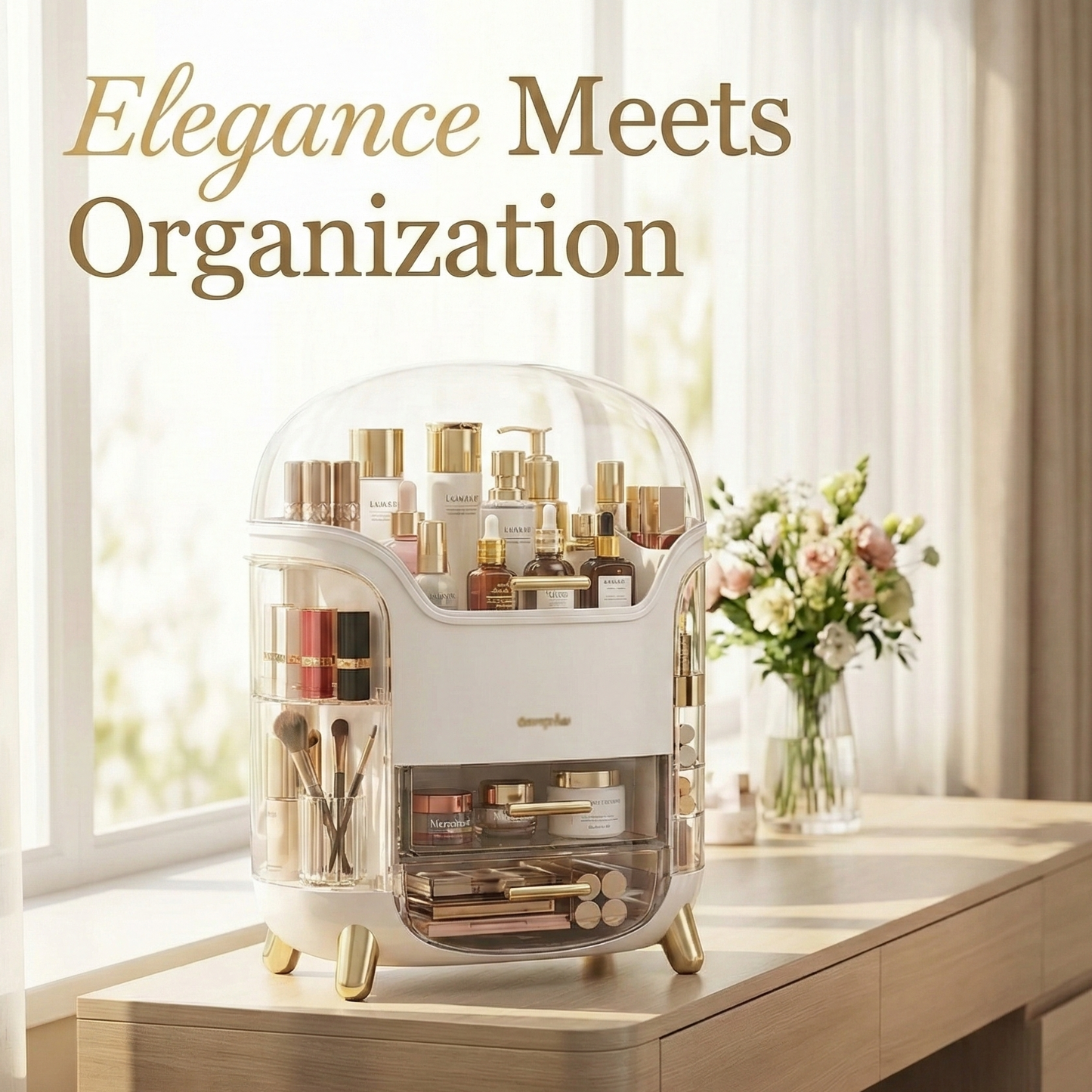 Acrylic Makeup Skincare Organizer