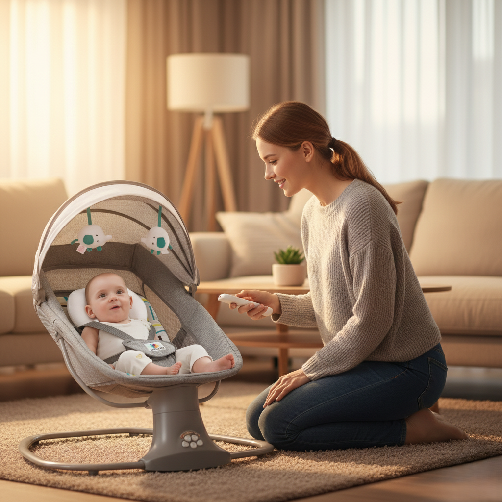 3-in-1  Baby Swing Bassinet Mastela