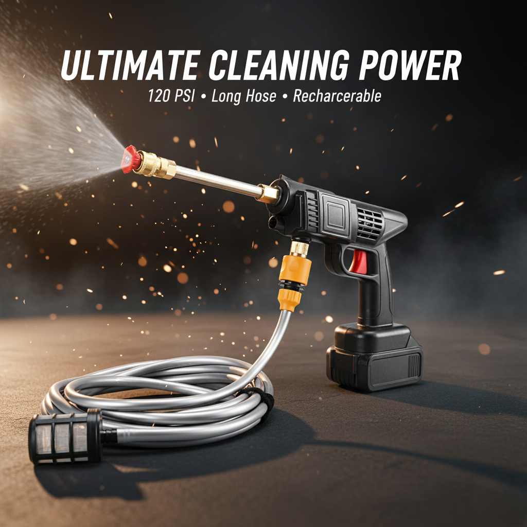 Cordless High Pressure Water Cleaner Washer Spray
