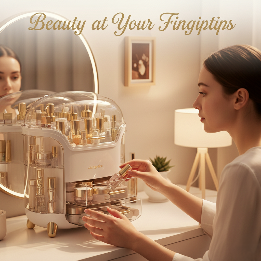 Acrylic Makeup Skincare Organizer