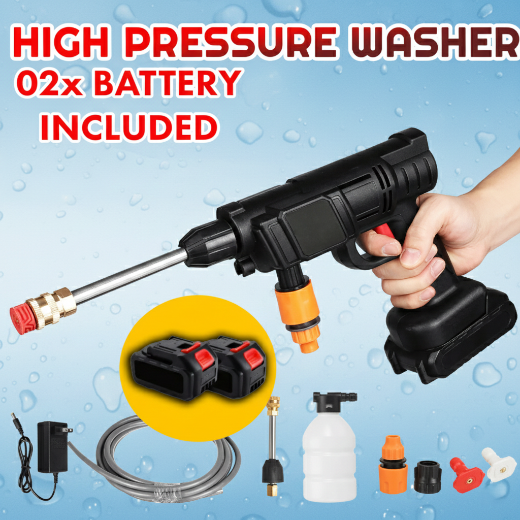 Cordless High Pressure Water Cleaner Washer Spray