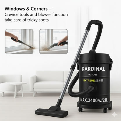 KARDINAL Commercial Vacuum Cleaner | 21-Litre