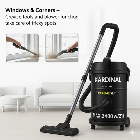 KARDINAL Commercial Vacuum Cleaner | 21-Litre