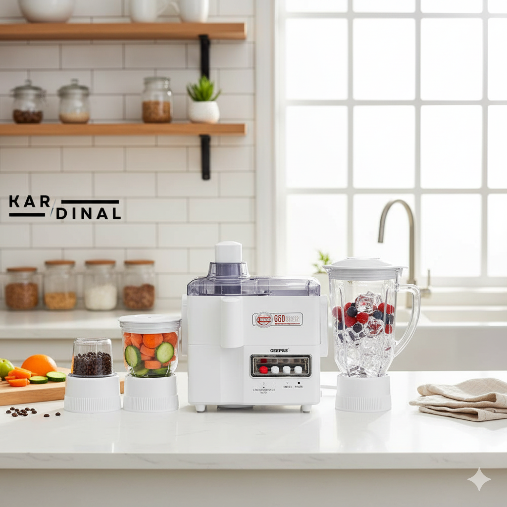 4in1 Electric Juicer Blender Grinder & Chopper