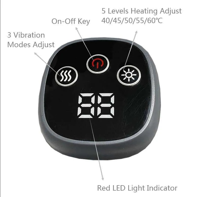 Smart Electric Knee Massager | Heating & Vibration Therapy for Arthritis, Joint Pain & Leg Relief