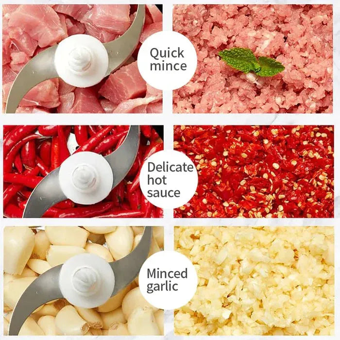 Hand Pushing Chopper Manual Press