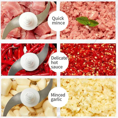 Hand Pushing Chopper Manual Press