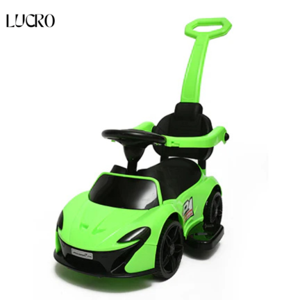 2-in-1 Baby Ride-On Car with Music & Lights