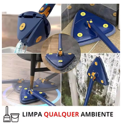 Triangle Shape Extendable Microfiber Mop