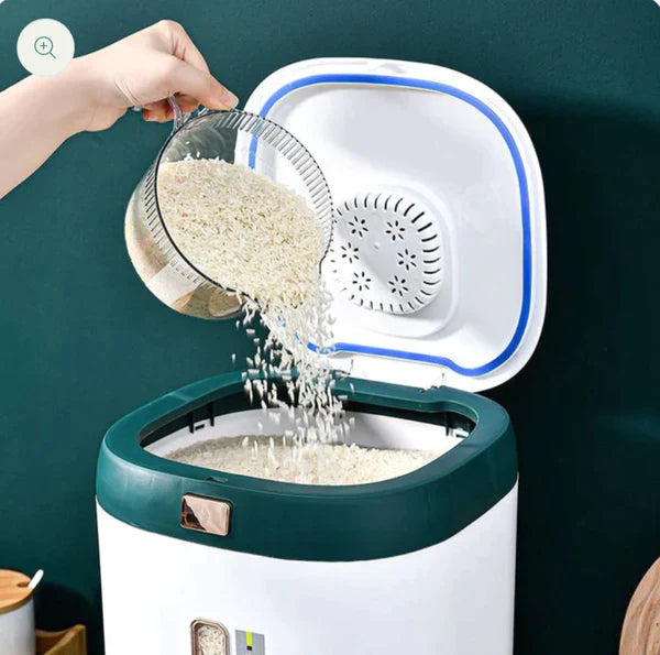 10kg Rice & Grain Dispenser – Press Button with Scale