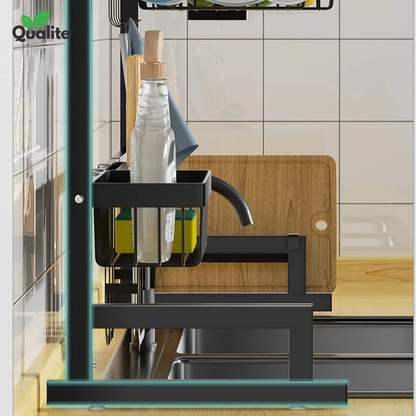 Metal kitchen sink rack large size Dish Rack / Dish Rack With Cabnite / Dish Rack With Double Cabnite