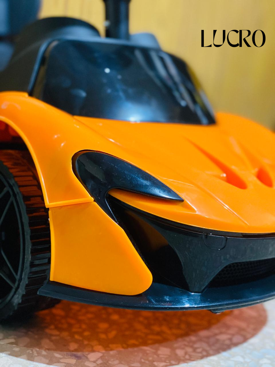 2-in-1 Baby Ride-On Car with Music & Lights