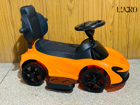 2-in-1 Baby Ride-On Car with Music & Lights
