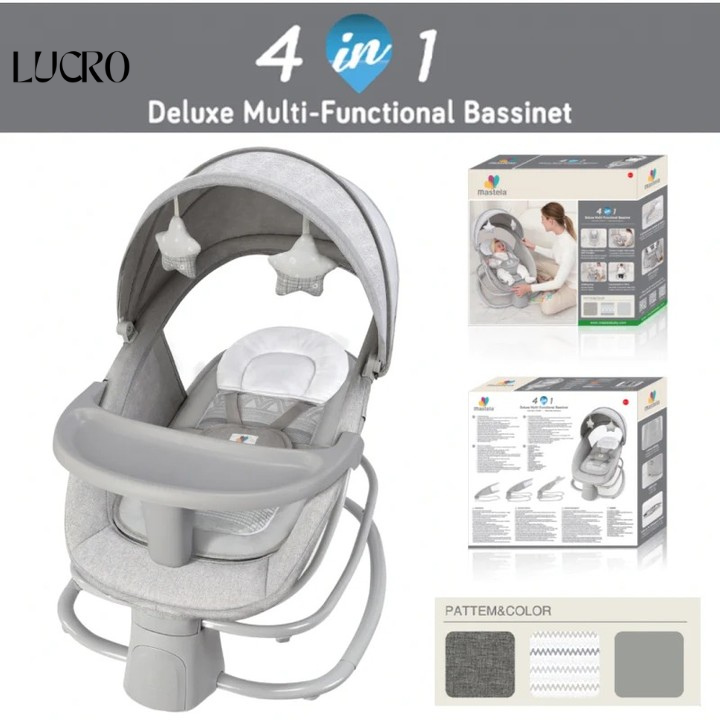 Mastela 4-in-1 Baby Swing Jhoola with Remote & Mosquito Net