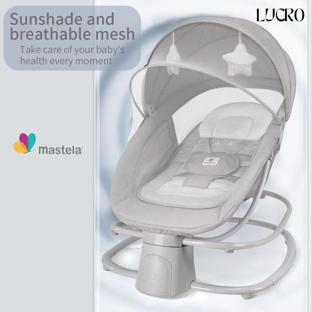 Mastela 4-in-1 Baby Swing Jhoola with Remote & Mosquito Net