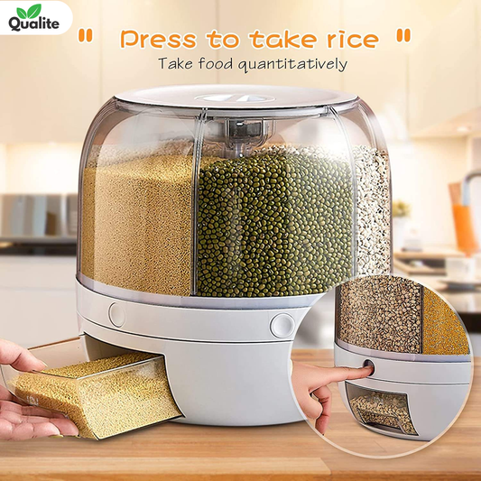 360° Rotating Multi-Grid Rice Dispenser