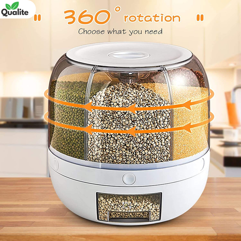 360° Rotating Multi-Grid Rice Dispenser