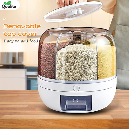 360° Rotating Multi-Grid Rice Dispenser