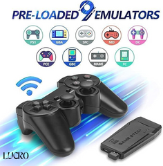 2.4G Wireless Controller Gamepad with 4K HD, Game Stick, Retro Games ,2-Player Wireless Console controller, Retro Game device